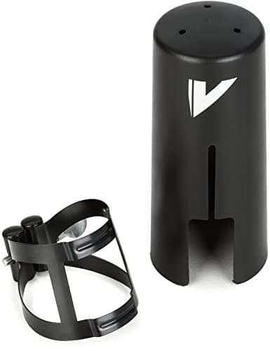 Vandoren LC54BP M/O Ligature and Plastic Cap for Bass Clarinet; Black Finish