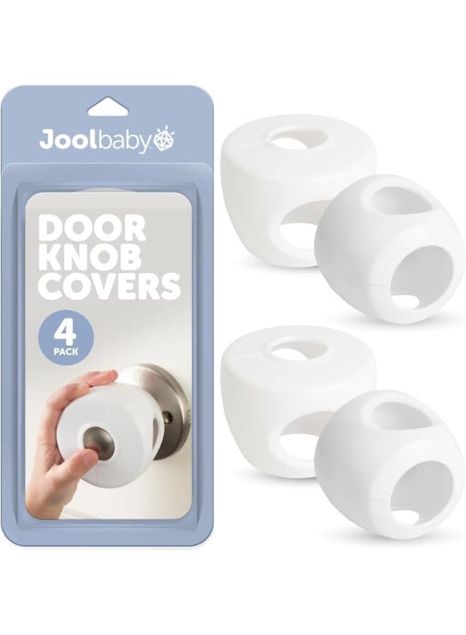 Jool Baby Products Door Knob Child Safety Covers (4 Pack)