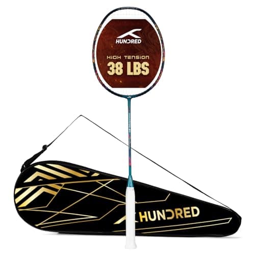 Hundred Carbon Graphite Predator 84 Extreme - Cyan/Dark Grey (UNSTRUNG), Badminton