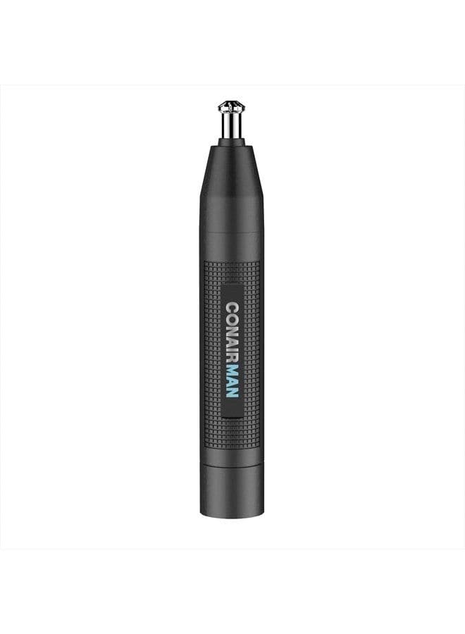 Man Ear and Nose Hair Trimmer for Men, Cordless Lithium-Powered Trimmer, Patent 360 Bevel Blade for No Pull, No Snag Trimming Experience, Black