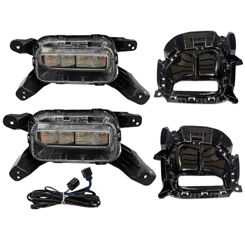 K D LED Fog Lamp Set for Kia Seltos 2024-Present, White