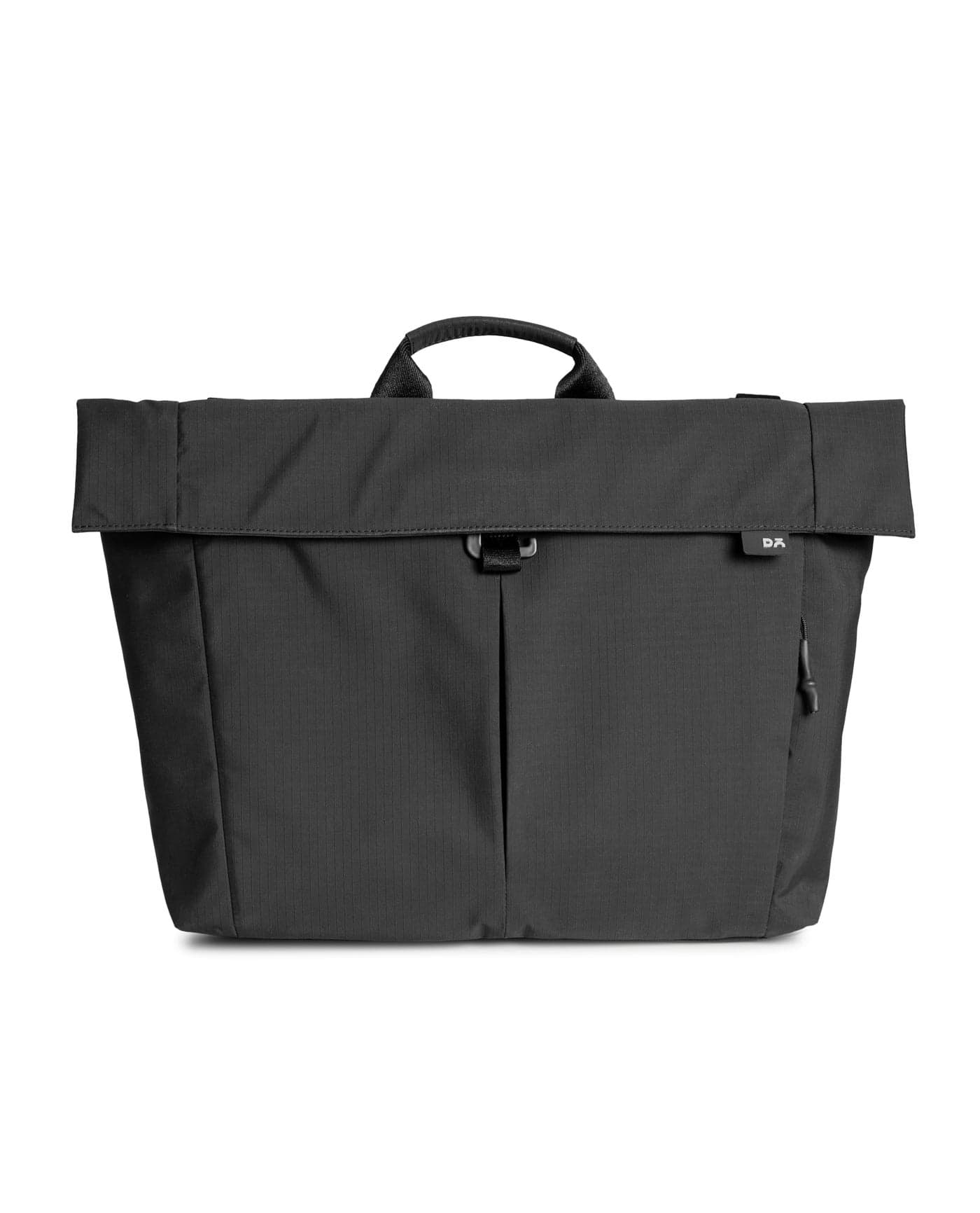 DailyObjects Pivot Messenger Bag (13L) for Men and Women|Fits 13/14" Laptop/Macbook Pro/Air|Lightweight|Water Resistant|Stylish Crossbody|Office/Daily Use/Travel|Multi Pocket|Adjustable Strap (Black)