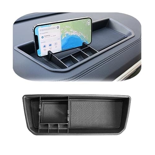 Vesul Compatible with VW Volkswagen Atlas/Atlas Cross Sport 2018 2019 2020 2021 2022 2023Interior Dashboard Organizer Phone Holder Tray Storage Box Divider Insert Organizer ABS Glove Pallet