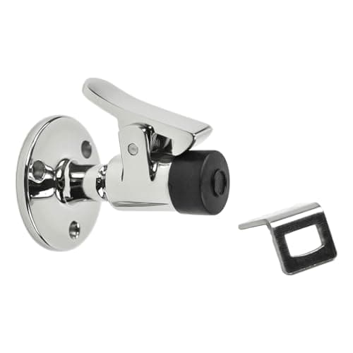 MARINE CITY Door Stopper Catch Set, 316 Stainless Steel, Gloss Finish, Soft Stop, Anti-Collision Holder for Boats, Yachts, Ships (1 Pcs)