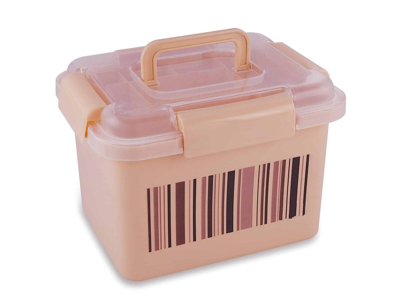 aaKaR Big Storage Medical First Aid Box Multi Purpose Box Multi Utility Storage Medicine Dispenser with Handle Beige Rectangular plastic