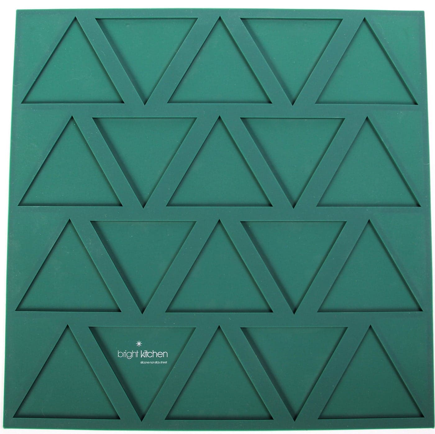 Dehydrator Triangle Chip Mold Shape Silicone Sheet Mat for Excalibur Dehydrating 14" x 14" Raw Tortilla Cracker Cookie Drying Bright Kitchen Brand