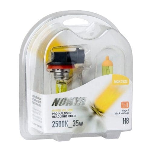 JDM H8 Nokya 2500k Hyper Yellow Head/fog Light Bulbs