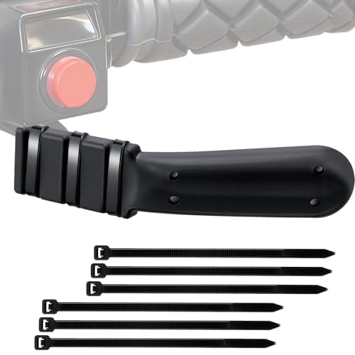 Saillong ATV Throttle Extender Thumb Throttle Master for ATV Wrap Around Zip Ties for Quick Easy Installation Provides Reliable and Comfortable ControlBlack1 Pack