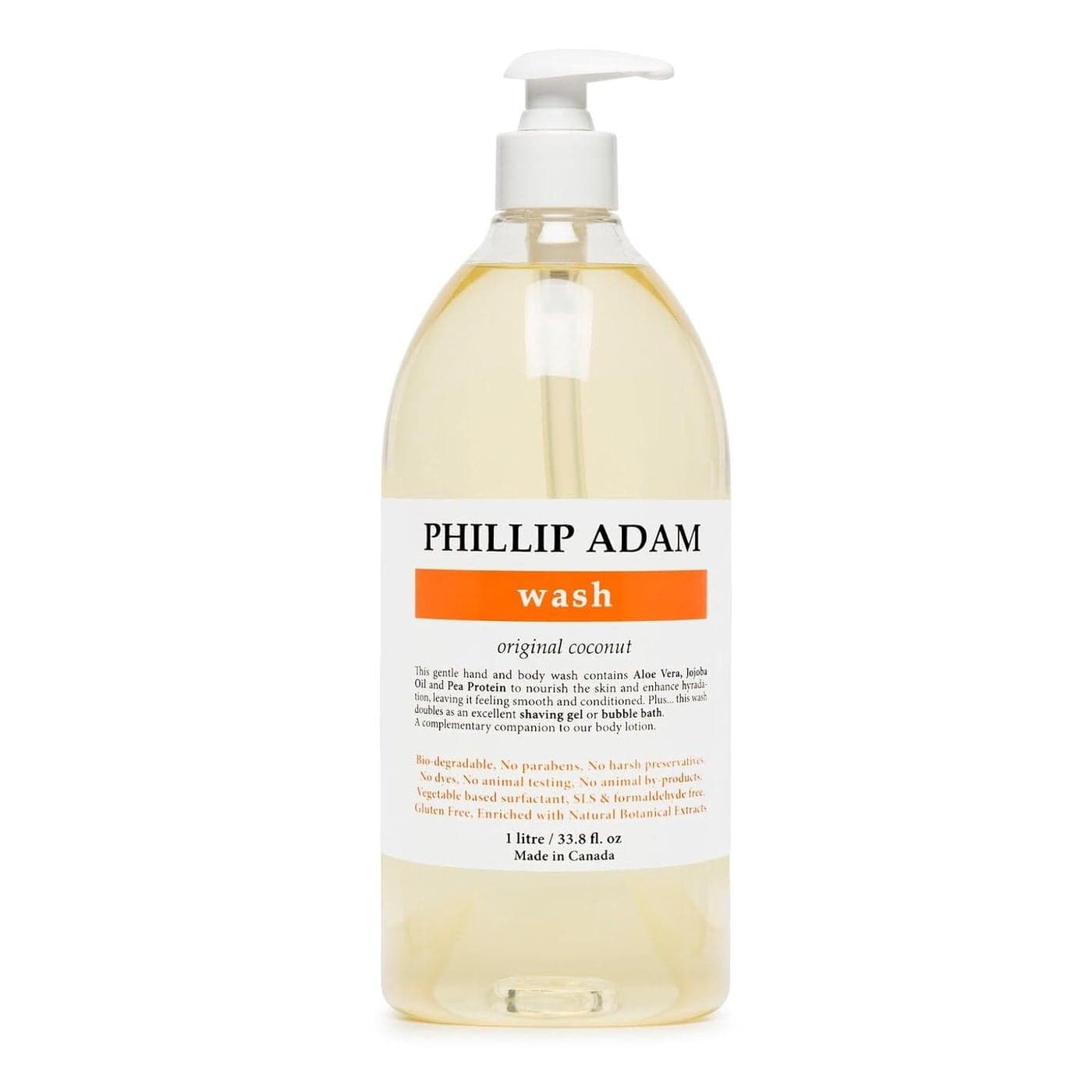 Phillip Adam Coconut Hand and Body Wash Gentle and Hydrating For All Skin Types Sulfate Free and Paraben Free 338 Fl Oz