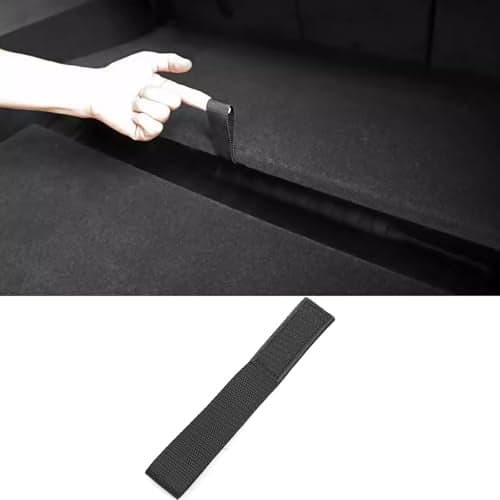 Trunk Storage Area Cover Pull Strap Compatible with Tesla Model 3Y 20202026 Black Rope Strap Interior Accessories Fits Mayor Long Range Performance Standard Estandar Plus Sedan 4Door Pack of 1