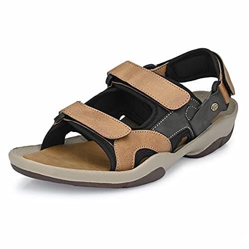 Centrino Sandal for Men | Grip Insole for Stability | Modern Look with Adjustable Straps | Comfortable Footwear for Hiking and Everyday wear 9254-5