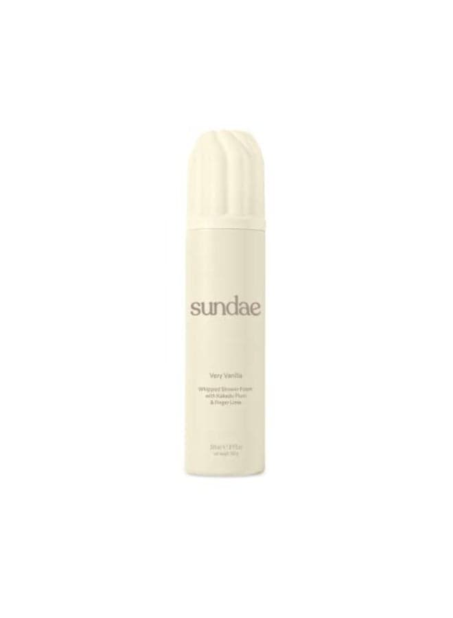 sundae Whipped Shower Foam Very Vanilla Foaming Body Wash 89 fl oz 265ml with Kakadu Plum Finger Lime