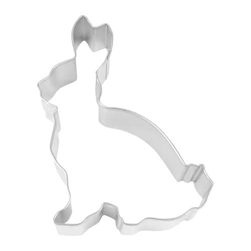 R&M Bunny 5" Cookie Cutter in Durable, Economical, Tinplated Steel
