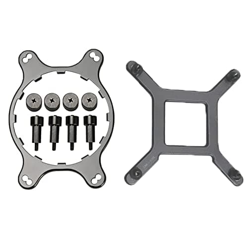 XHSESA Replacement CPU Mounting Buckle Hardware Kit for Intel LGA1150, 1155, 1156, 1366, 1200, 2011, and for Corsair H55, H75, H80i V2, H90, H100i V2, H105, H110, H115i Round Water Cooling Radiator
