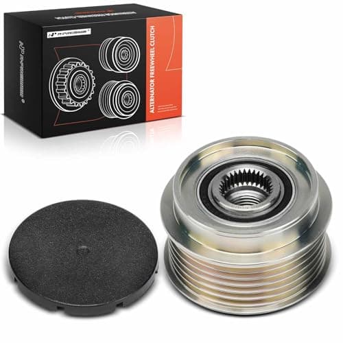 A-Premium Alternator Freewheel Clutch Pulley, 6 Grooves, Compatible with Ford Crown Victoria 1998-2005 & Mercury Grand Marquis 1998-2005, Marauder 2003-2004, Clockwise