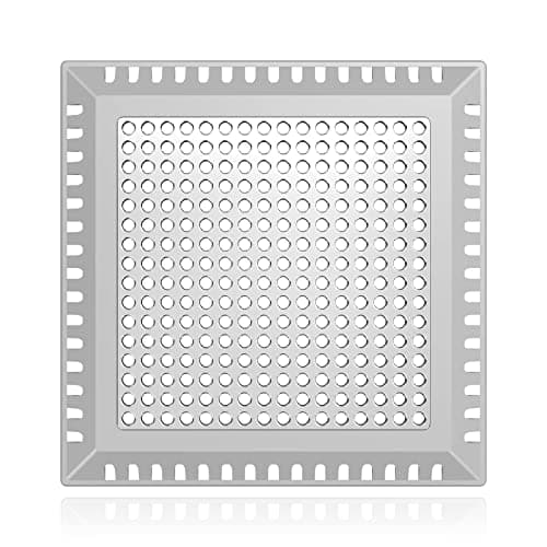 Aluvor Shower Drain Cover - Quality Hair Catcher, Square Design - No Rust!