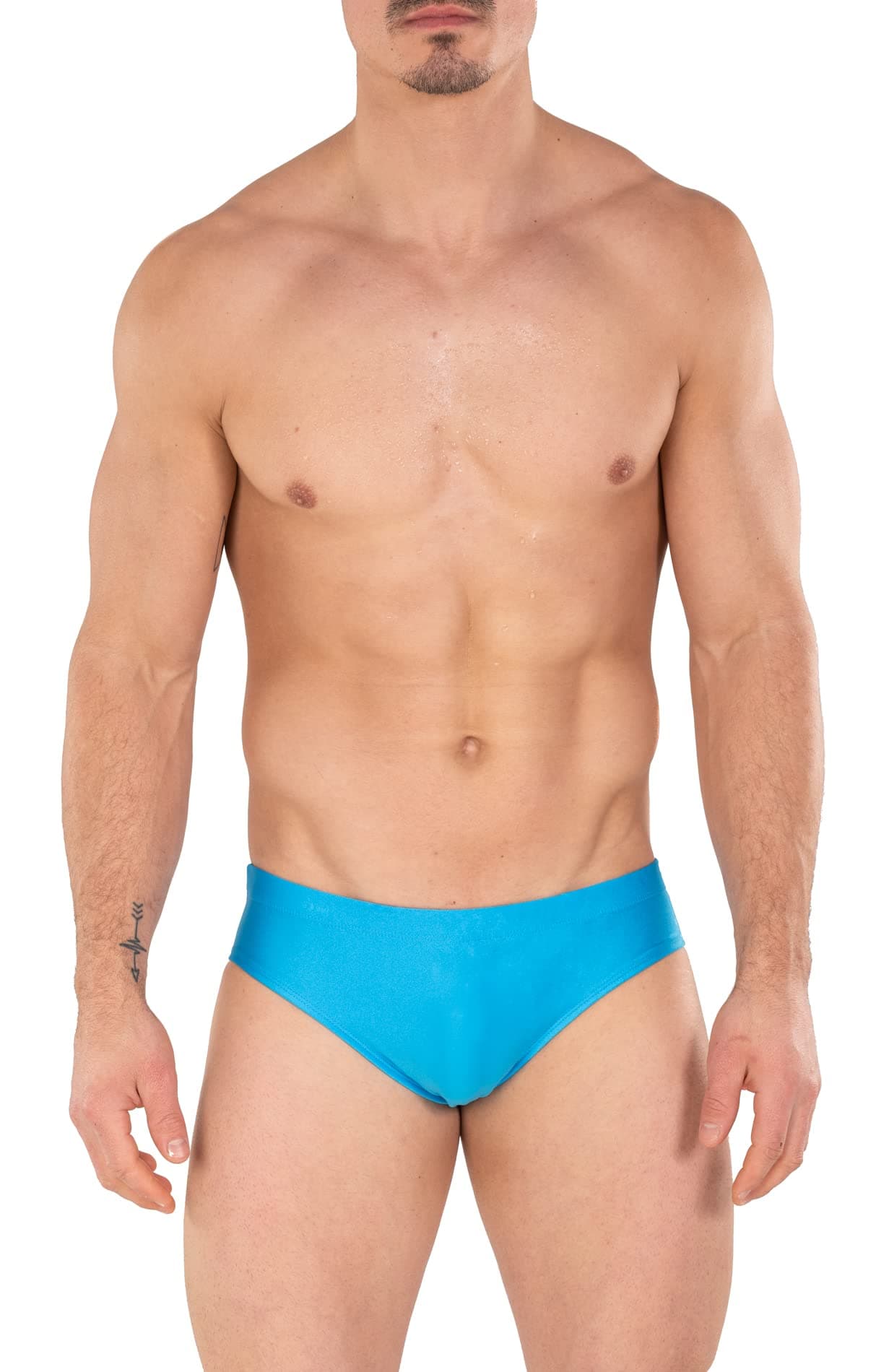 Gary Majdell Sport Mens New Solid Turquoise Hot Body Bikini Swimsuit Size Medium