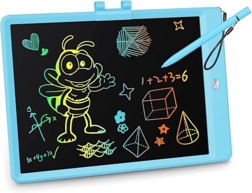 KOKODI LCD Writing Tablet Gifts for 3 Years Old Boys and Girls10 Inch Colorful Doodle Board Drawing Tablet Erasable Reusable Electronic Drawing Pads Educational and Learning Toys for Kids