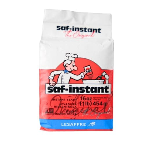 SAF Instant Yeast Red for Baking Cake Bread and Dough 1 Pound 1 Pack