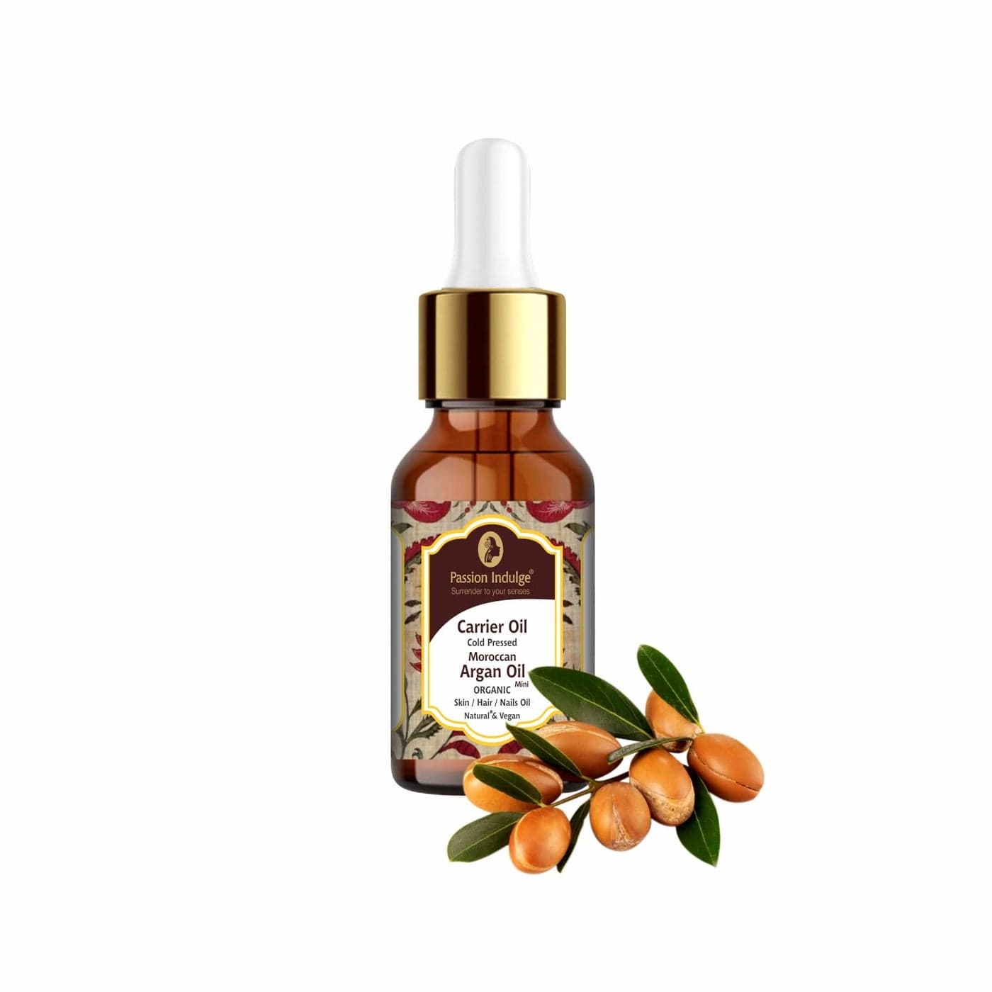 Passion Indulge Moroccan Argan Oil for Hair Growth Dandruff and Scalp Disorders 10ml