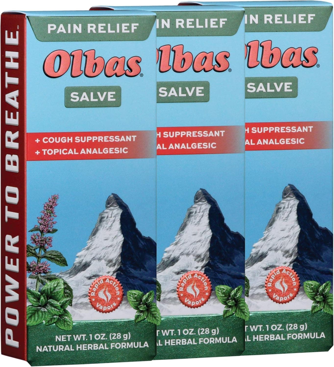 Analgesic Salve Tube 1 oz 3 Pack
