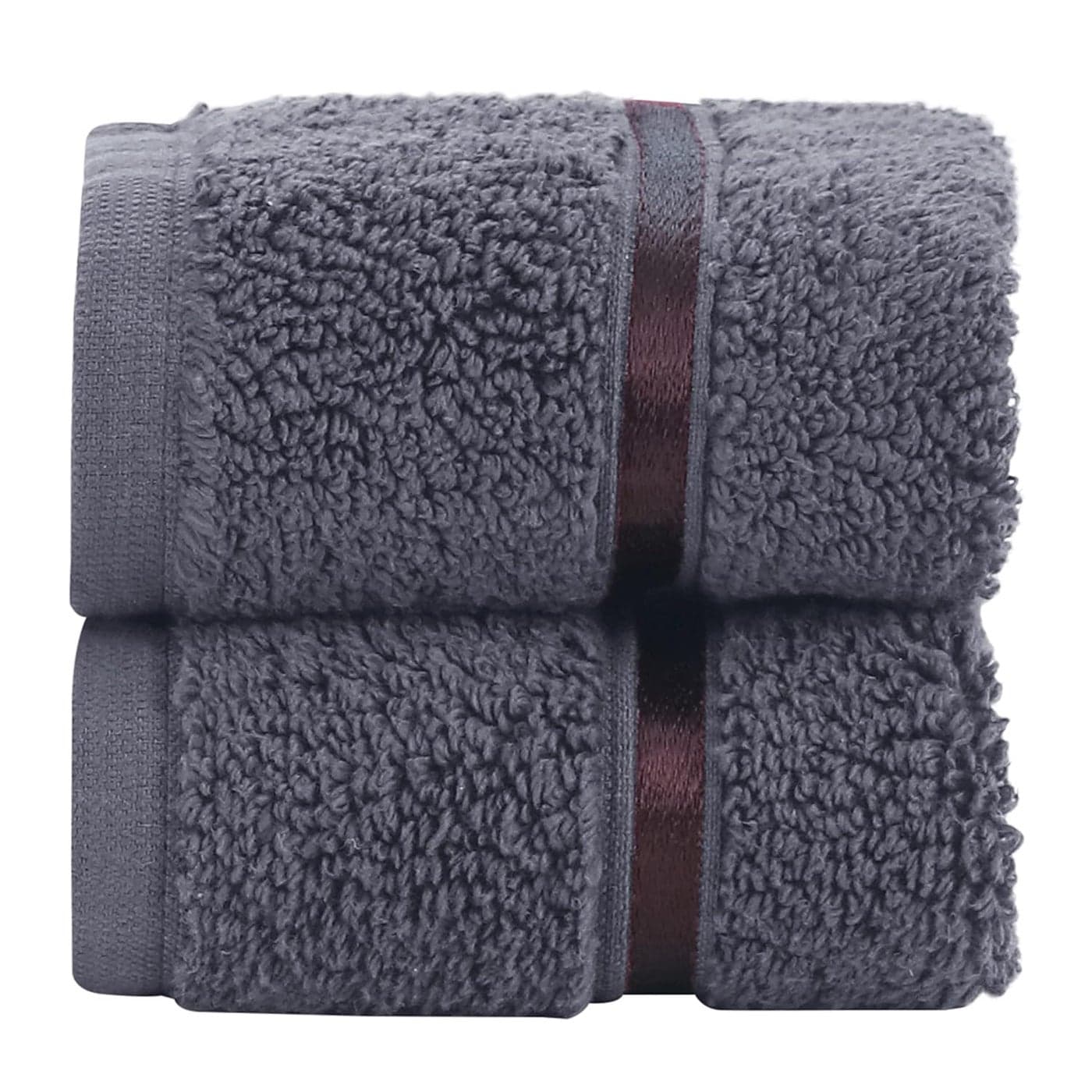 SPREAD SPAIN 100 Cotton Face Towel Roman Face Towel Set of 2 600 GSM Absorbent Soft Quick Dry Towels for Gym Sports Travel Suitable for Acne Prone Skin 30x30cm Charcoal Grey New