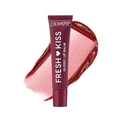ColourPop Fresh Kiss Glossy Lip Balm Hydrating Lip Care Enriched with Peptides Hyaluronic Acid Shea Butter Vitamin E for an UltraCushiony Formula Wild Berry 049 oz