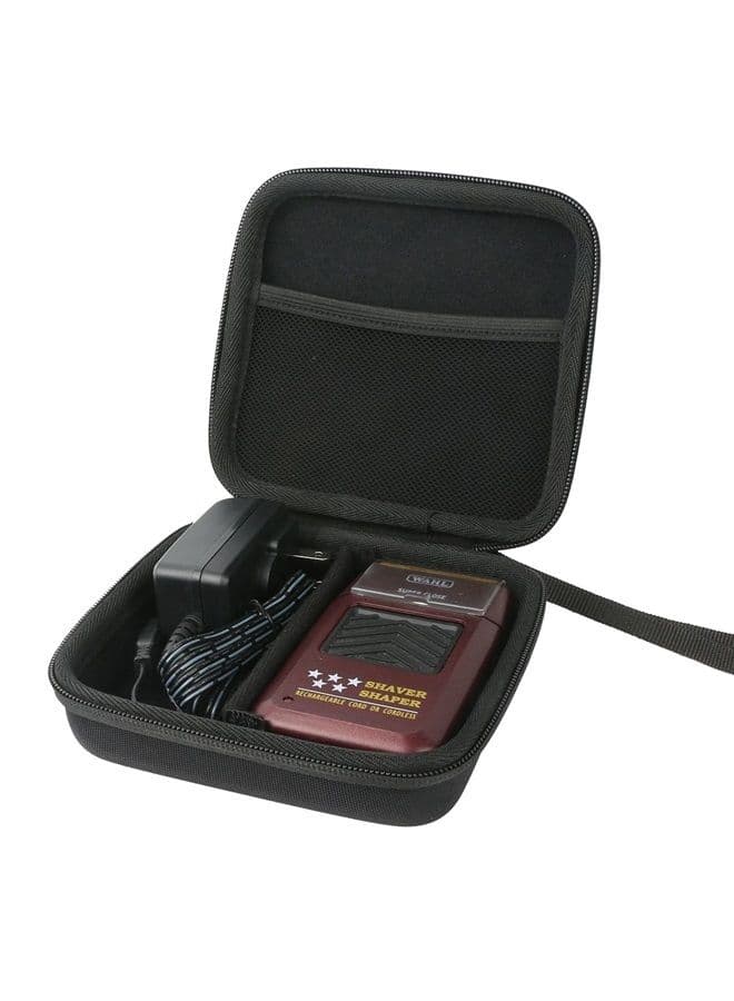 Hard Travel Case Replacement for Wahl Professional 8061-100 8164 5-Star Series Rechargeable Shaver Shaper (Black Case)
