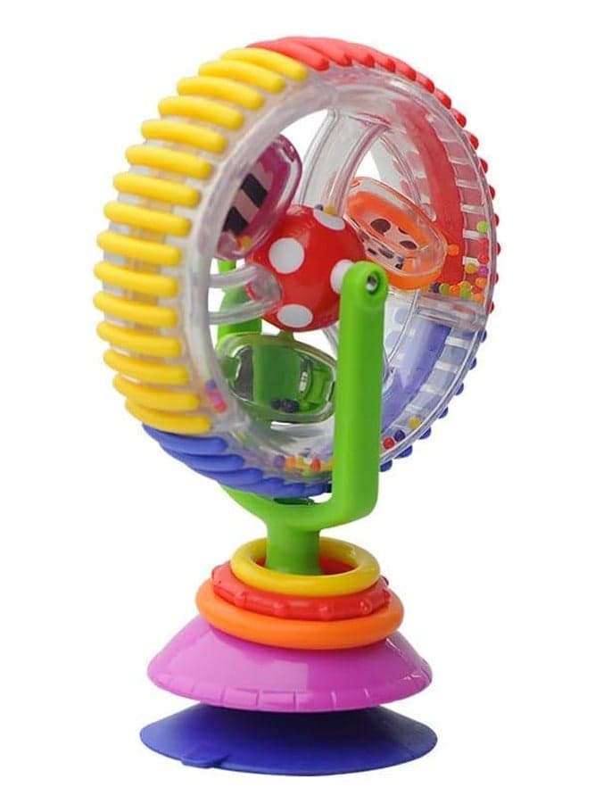 Wonder Wheel Baby Toy - Multicolor Rotating Ferris Wheel with Suction Cup, Creative Educational Toy for Infants and Toddlers