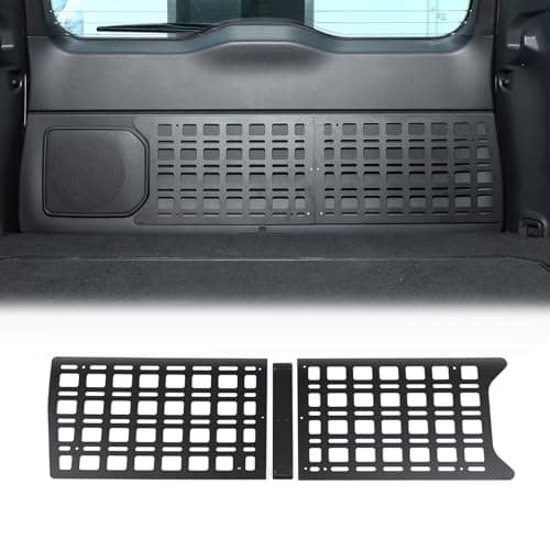 Heutamo Tailgate Molle Panel Cargo Rack Compatible with Toyota Land Cruiser 250 Prado J250 LC250 2024 2025 2026 Accessories Rear Trunk Tailgate Storage Shelf Cargo Organizer 1PCS