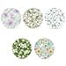 25pcs Adhesive Patches for Libre 2 or 3 CGM Overpatches Sensor Covers Flower Print Medical Breathable Waterproof Glucose Sugar Sticker Compatible with Libre