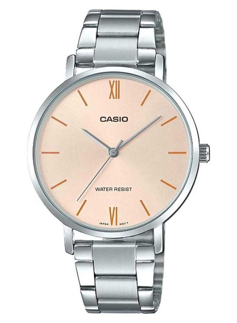 Women Enticer Analog Watch LTP-VT01D-4BUDF - 34 mm - Silver