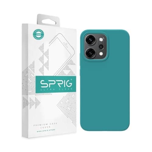SPRIG Compatible with Oppo Reno 14 Premium SilkTone Back Cover Drop Tested Shock Proof Mobile Case for Men, Women, Boys and Girls with Camera Protection (Ocean Blue)