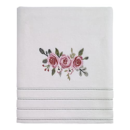 Avanti Linens - Bath Towel, Soft & Absorbent Cotton Towel (Spring Garden Collection) 52.00" x 27.00"