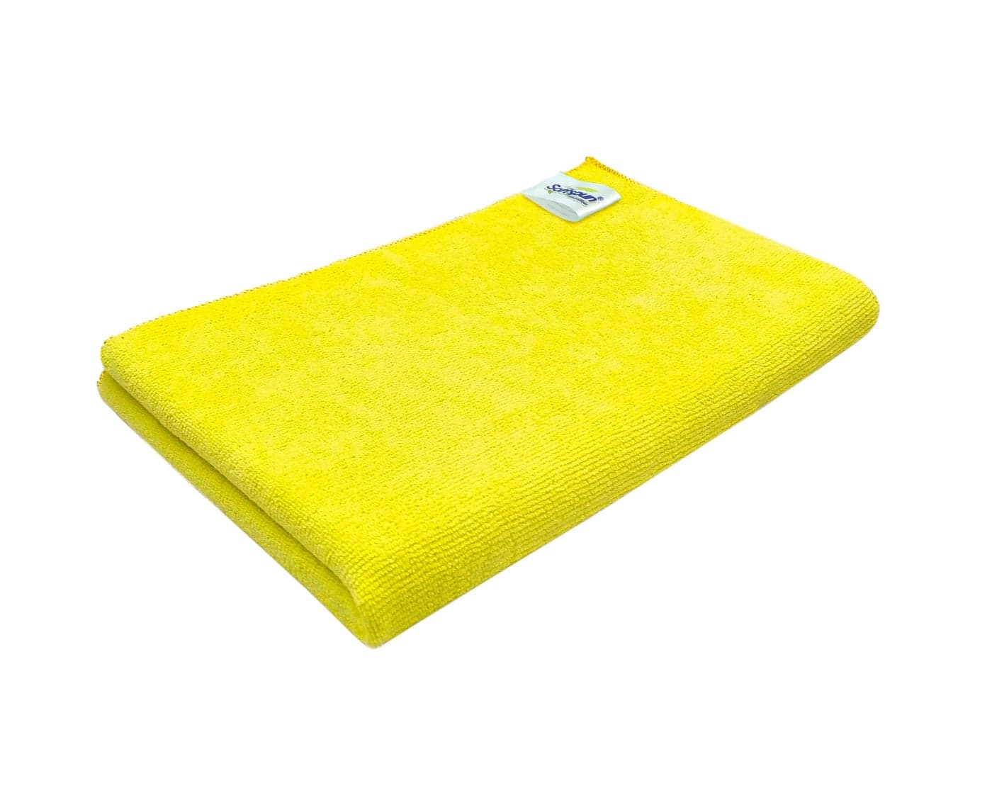 SOFTSPUN Microfiber Cloth 1 pcs 40x60 cms 340 GSM Yellow! Thick Lint & StreakFree Multipurpose Cloths Automotive Microfibre Towels for Car Bike Cleaning Polishing Washing & Detailing.