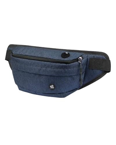 WATERFLY Fanny Pack Waist Bag: Large Crossbody Fannie Bum Belt Bag Hip Phanny Pack for Men Women Outdoor Sport Hiking Traveling Walking