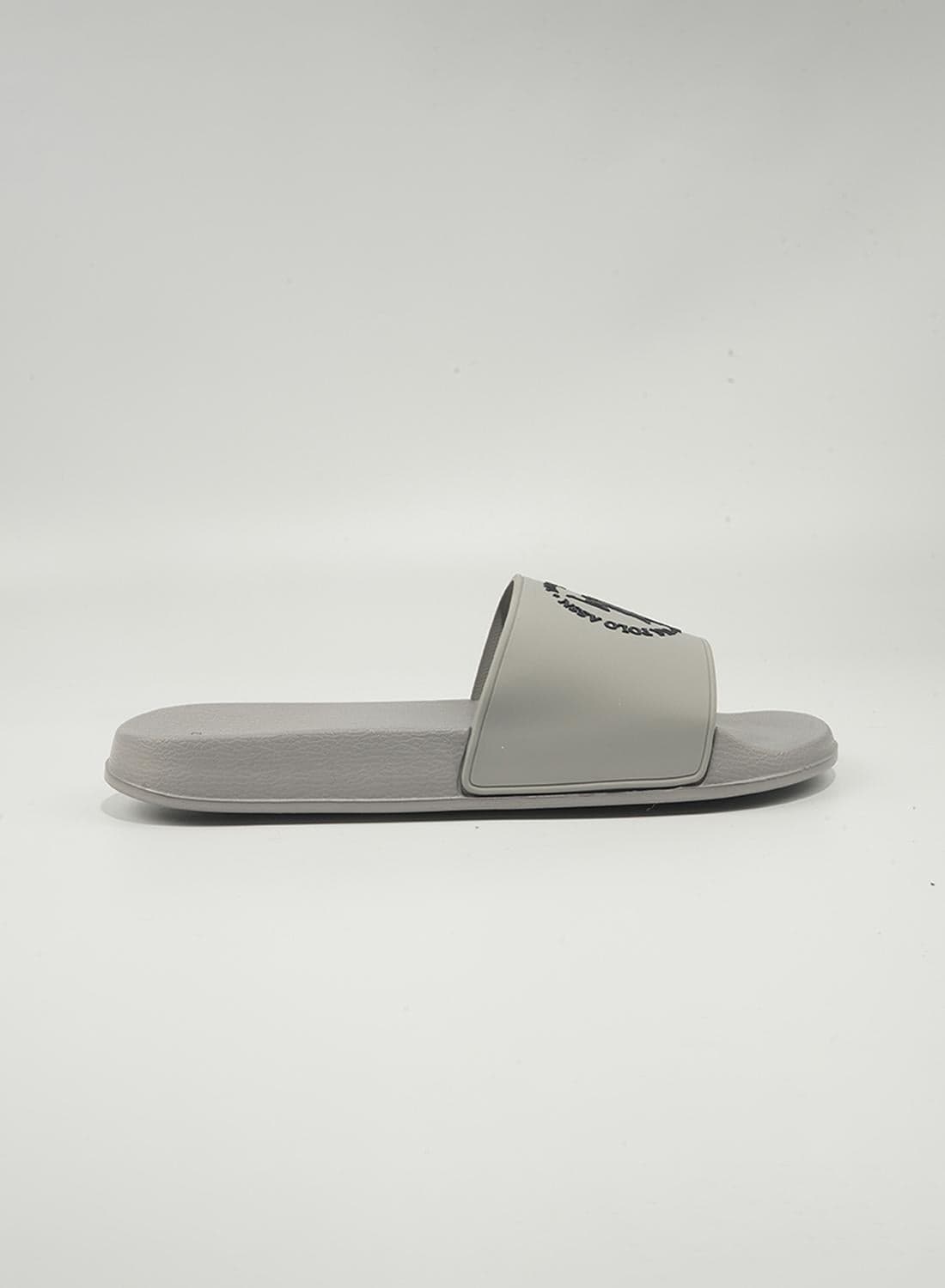 U.S. Polo Assn. Paul Men's Slip-On Comfortable Casual Everyday Slide Sandals - Grey