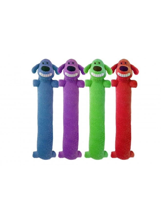 Multipet's Original Loofa Jumbo Dog Toy in Assorted Colors, 24-Inch