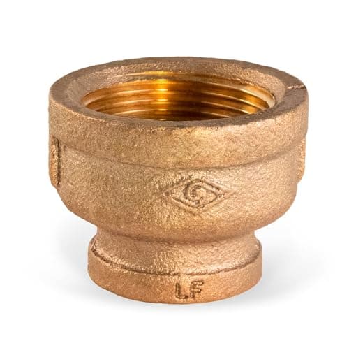 Supply Giant CSSD1121 112 in x 34 in No Lead Reducing Coupling with Female National Pipe Taper Threaded Ends Brass Construction Higher Corrosion Resistance Economical Easy to Install 17