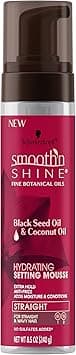 Smooth N Shine Straight Mousse Hydrating Setting 85 Ounce 251ml