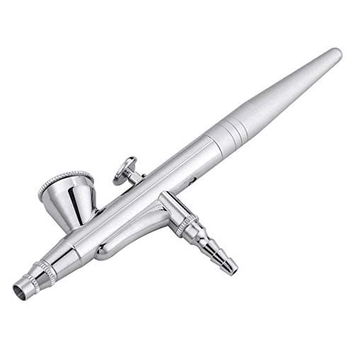 CHIMAERA 04mm Single Action Airbrush Kit Gravity Feed Air Brush Gun Set for Painting Models Cake Decorating Nail Art Makeup Shoes Crafts MultiPurpose Spray Tool with Easy Clean Cup