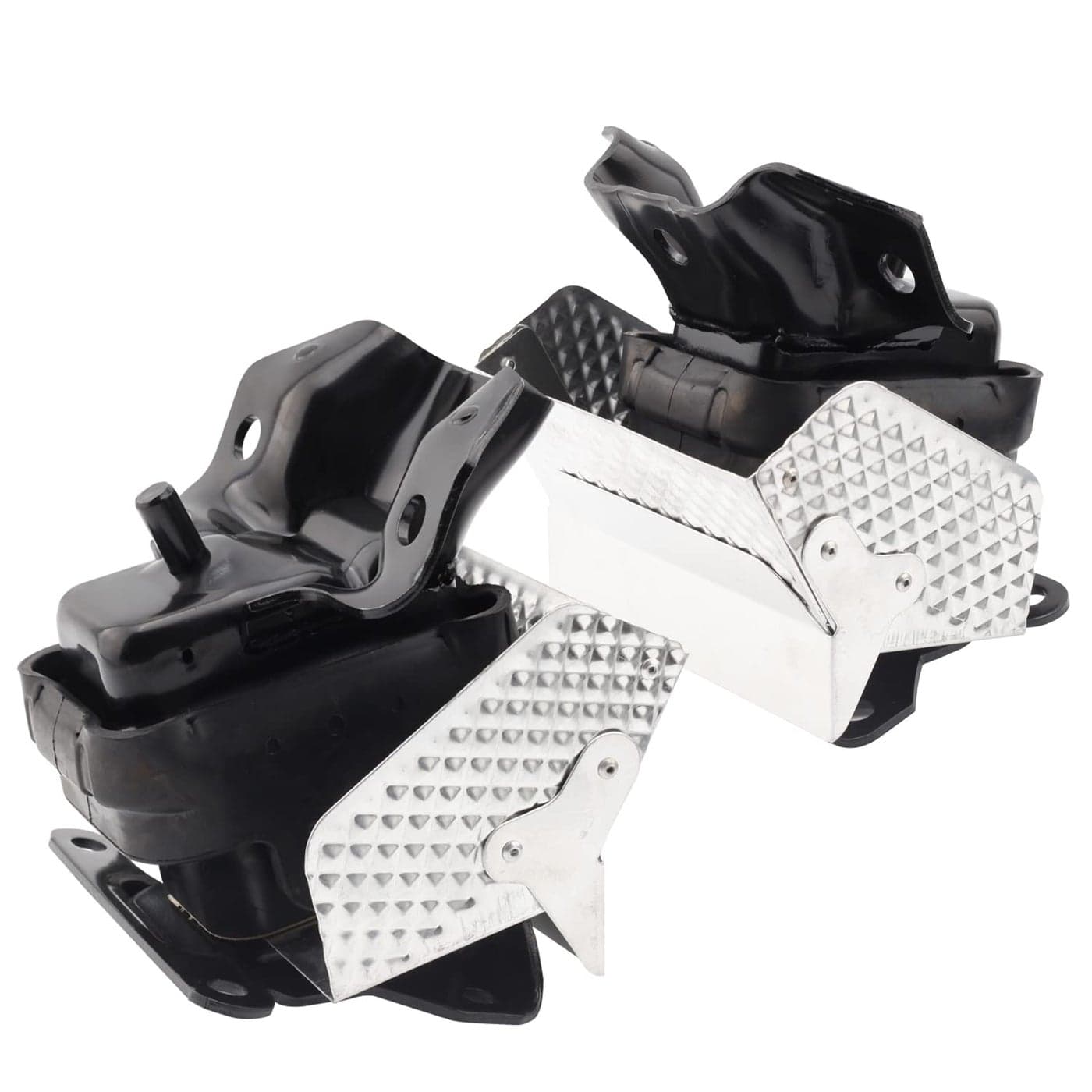 Reeoutdoor Engine Motor Mount with Heat Shield Compatible with 20072013 Tahoe Silverado Suburban Avalanche Sierra Yukon Escalade A5365HY 15854941 Black Set of 2
