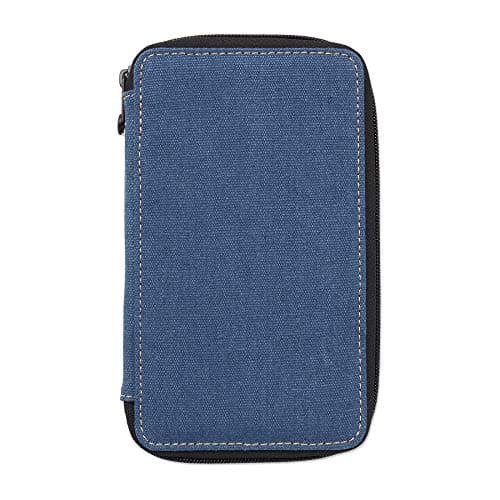 Speedball Art Products 254240 24 Pencil Storage Canvas Pencil Case, Denim