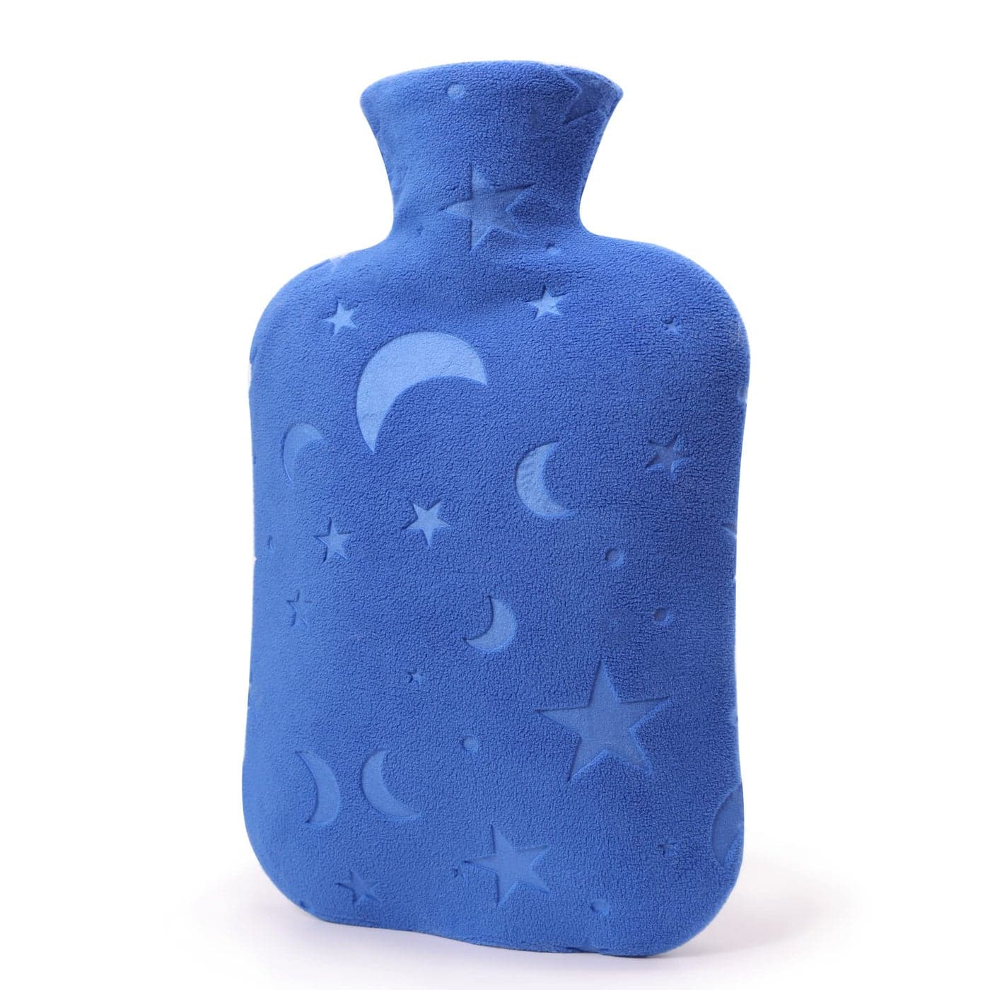 DICEVER Hot Water Bottle with Soft Cover 2L Hot Water Bag for Menstrual Cramps Neck and Shoulder Pain Relief Hot and Cold Therapies Hand Feet Warmer Blue