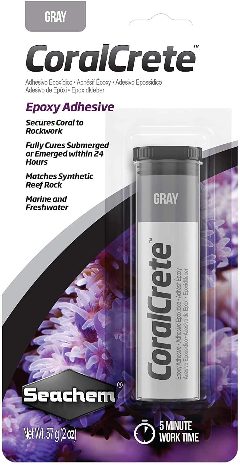 Seachem Laboratories CoralCrete- Grey, 57g