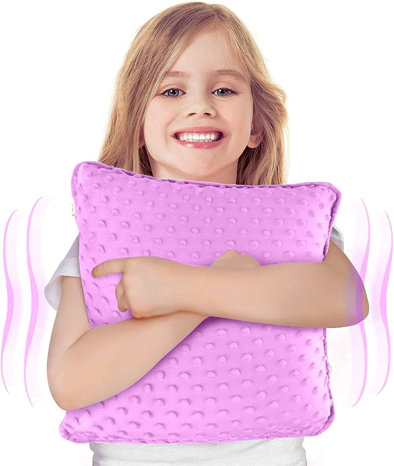 Vibrating Pillow for Kids - Purple