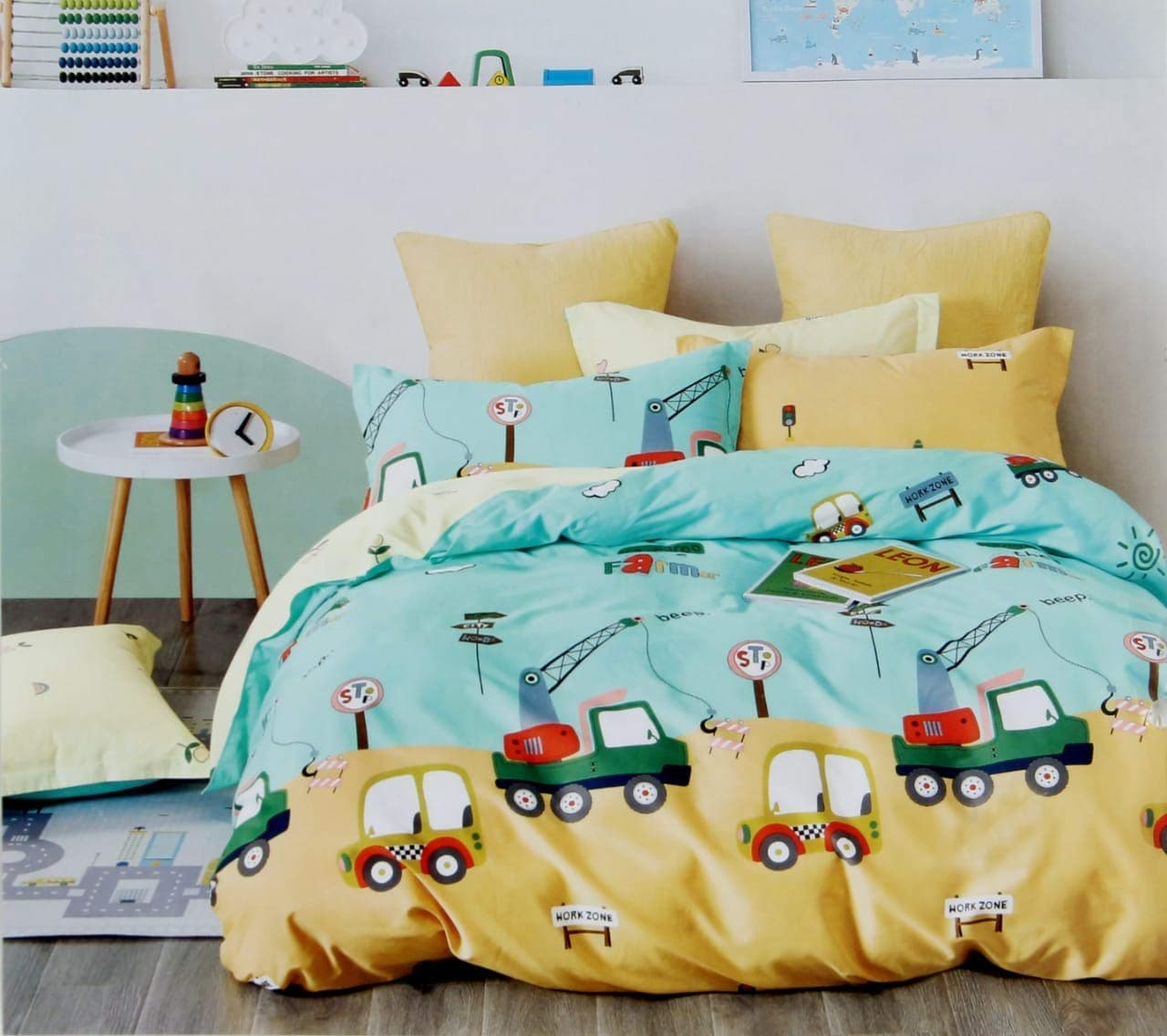 RRC Super Soft Brushed Microfiber Cotton bedsheet with 2 Pillow Covers -(90x100) (Inches) Flat Double Bedsheet with Pillow Covers