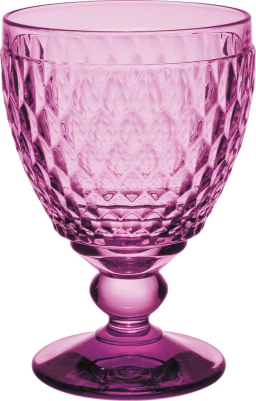 Villeroy Boch Boston Berry Red Wine Glass Set of 4 10 oz Made in Germany