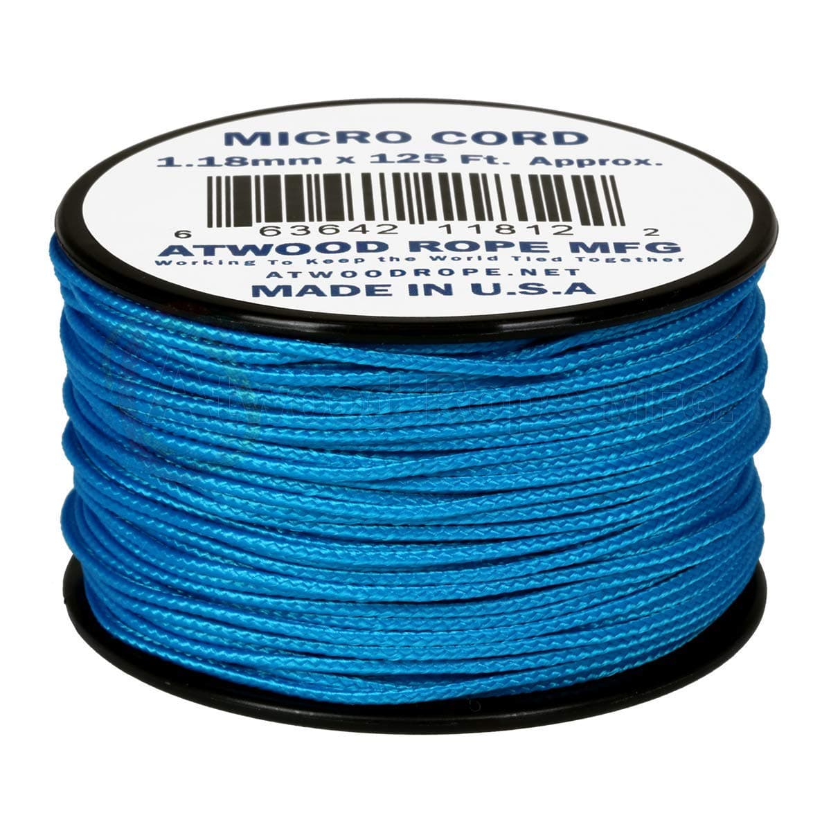 Atwood Rope MFG 118mm Micro Cord Blue USA Made