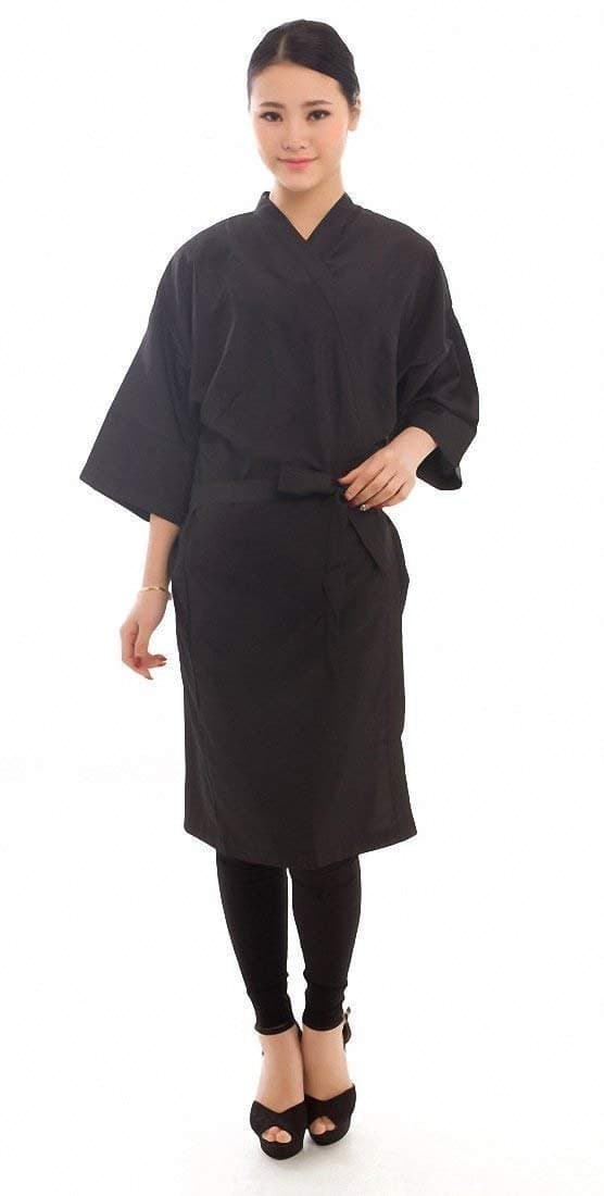 Salon Client Gown Robes Cape Hair Salon Smock for Clients Kimono Style